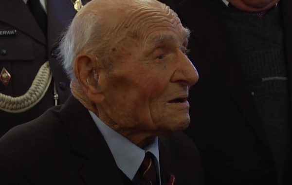 Uhonorowanie 101-letniego Ludwika Wolińskiego