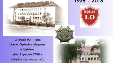 90 lat Liceum Ogólnokształcącego w Dęblinie