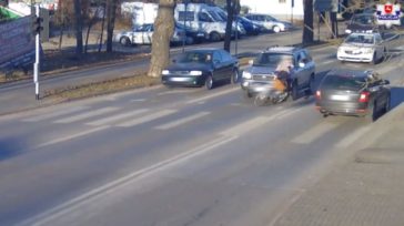 Pijany 54-latek potrącił rowerzystkę i uciekł.