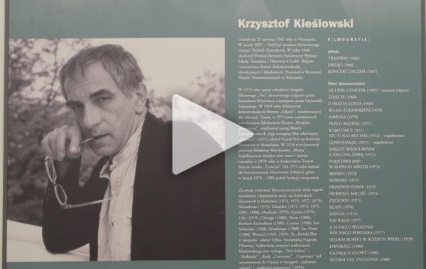 Wystawa twórczości Krzysztofa Kieślowskiego w ŁOK