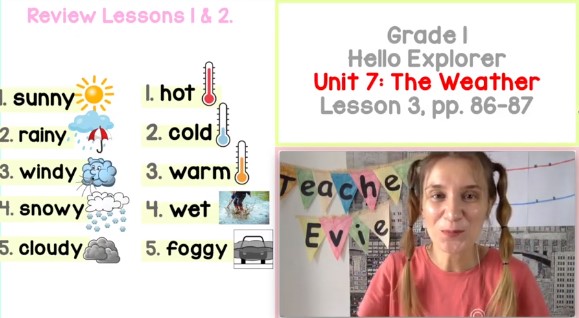 The Weather: Klasa I (Lekcja 3/3) | Angielski dla dzieci