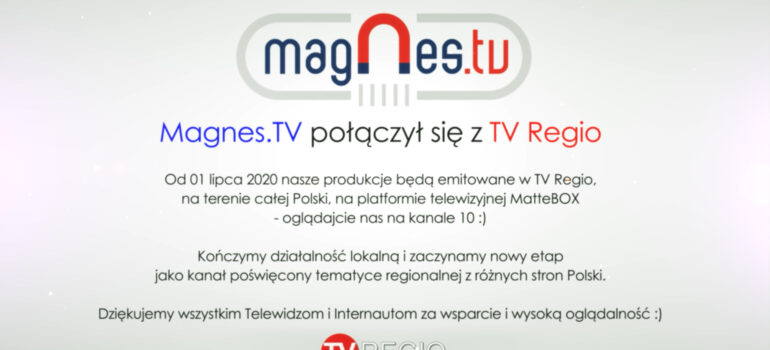 Magnes.TV połączył się z TV Regio